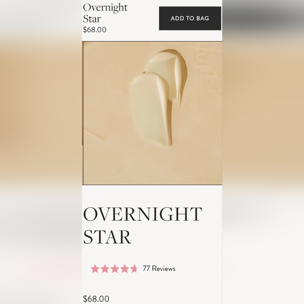 Glomance Overnight Star Resurfacing Exfoliater Treatment. Price Firm - Picture 2 of 11